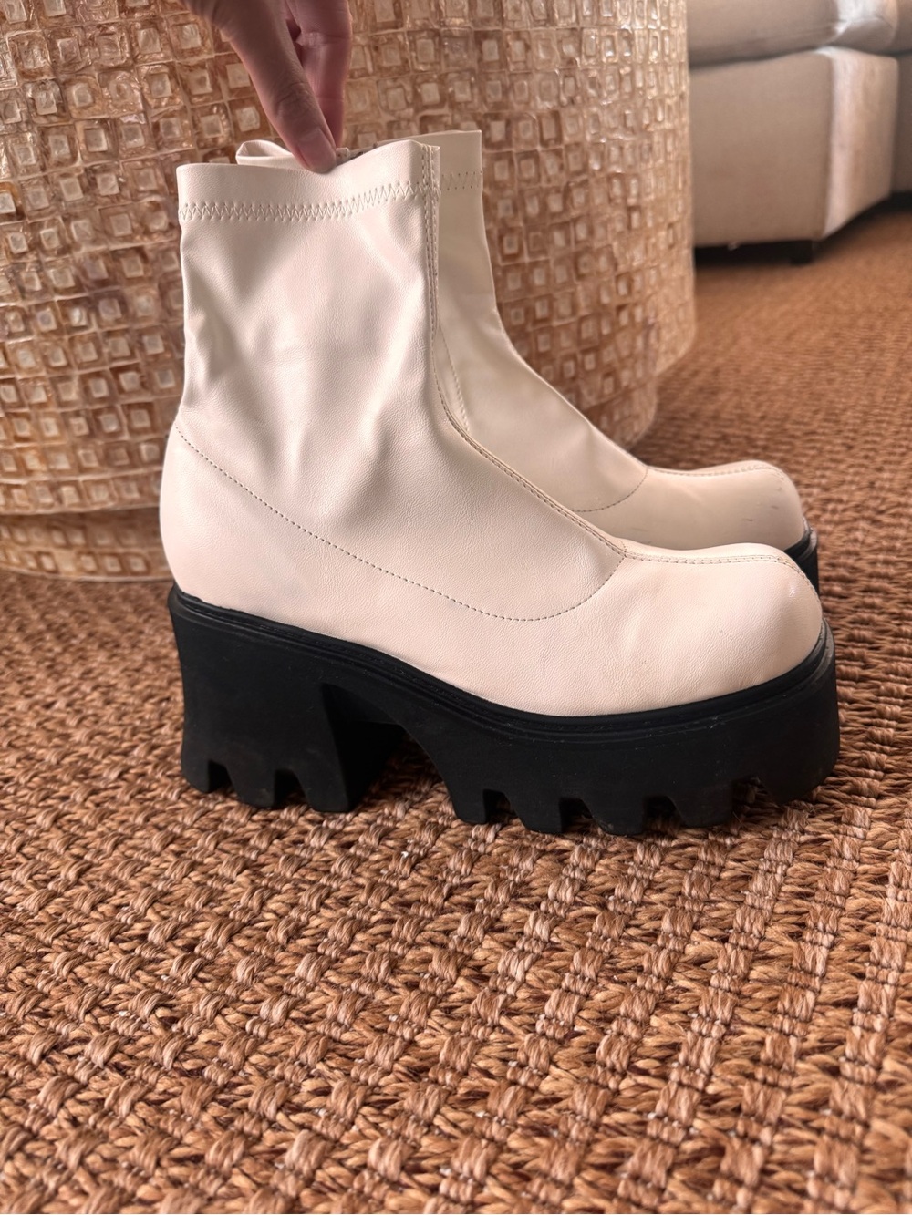 Notoriously chunky platform ankle boot